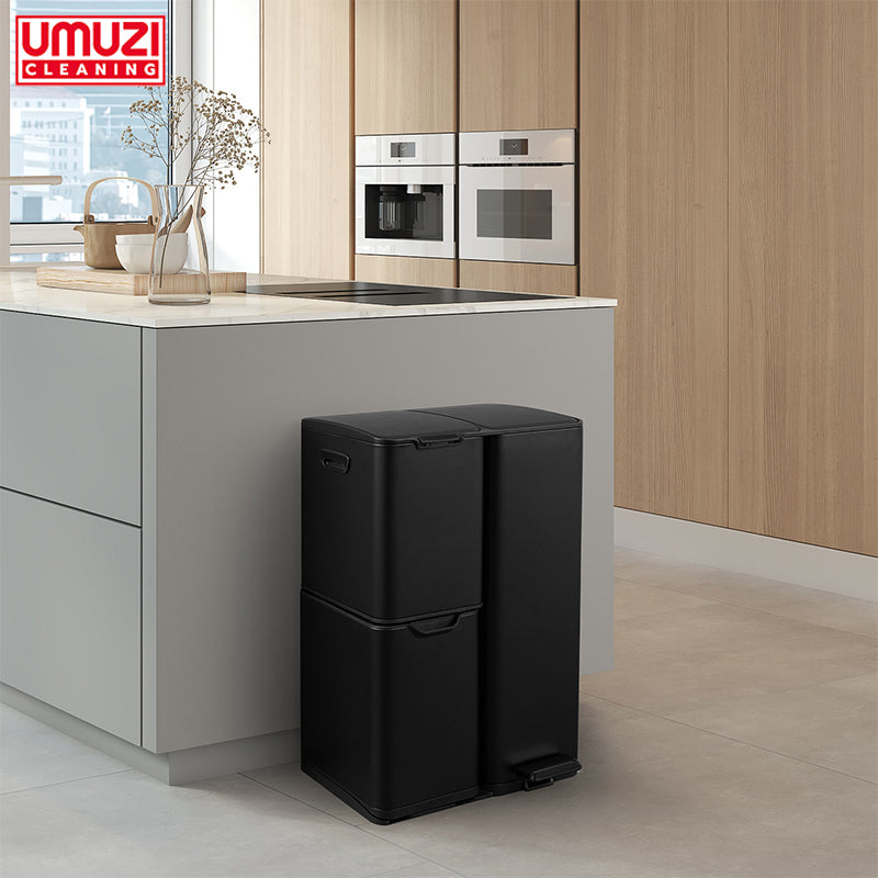 Prullenbak Soft Close 60L – Stijlvol & Geruisloos Afvalbeheer 🗑️