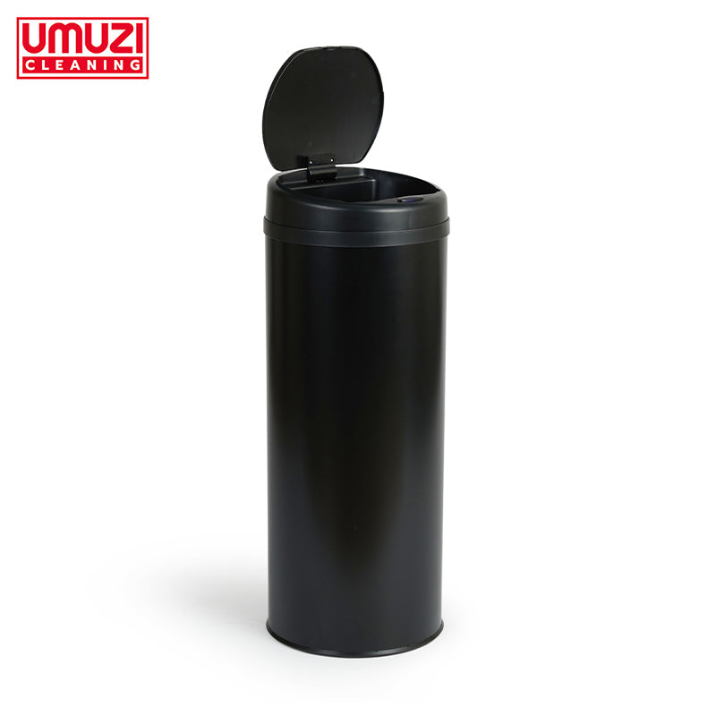 Prullenbak Zwart/Rond 50L - Geheime Deals