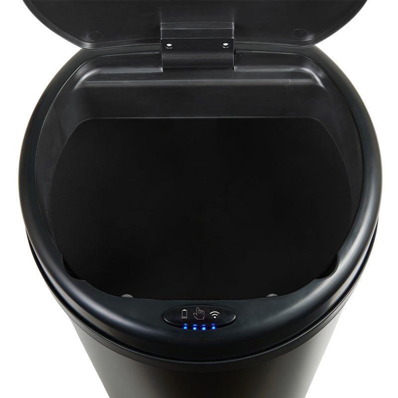 Prullenbak Zwart/Rond 50L - Geheime Deals