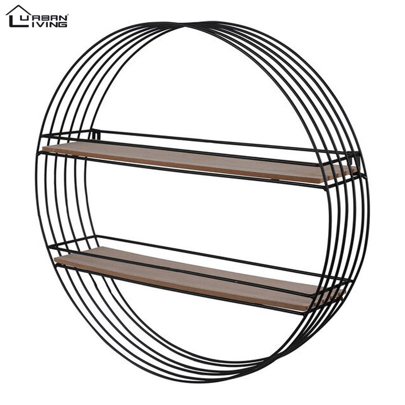 Ronde Wandrek – Ø45 cm | Stijlvolle Wanddecoratie met Functionaliteit