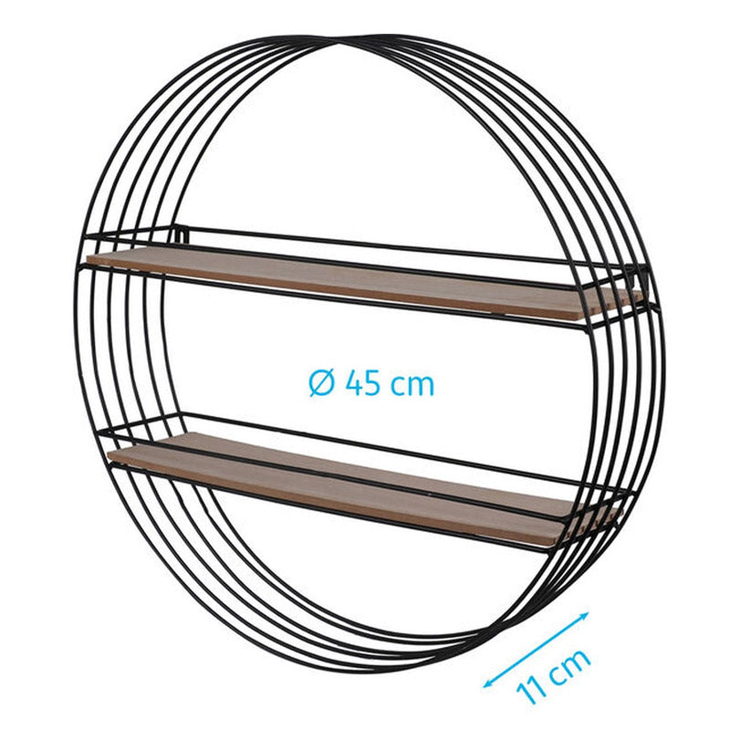 Ronde Wandrek – Ø45 cm | Stijlvolle Wanddecoratie met Functionaliteit