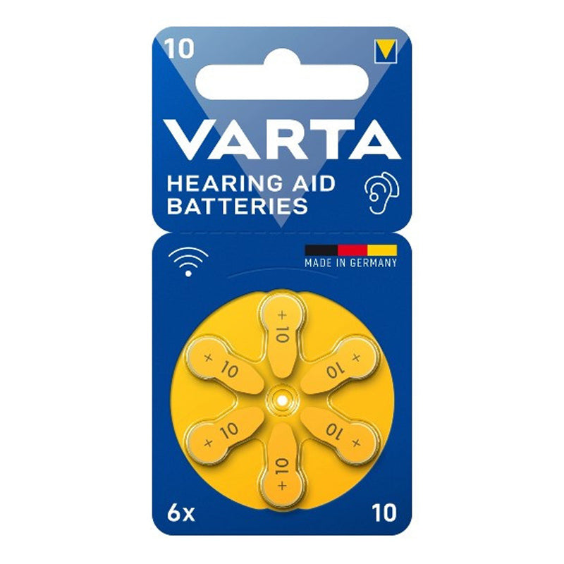 Gehoorapparaat Batterijen – 6-Pack (10, 13, 312)