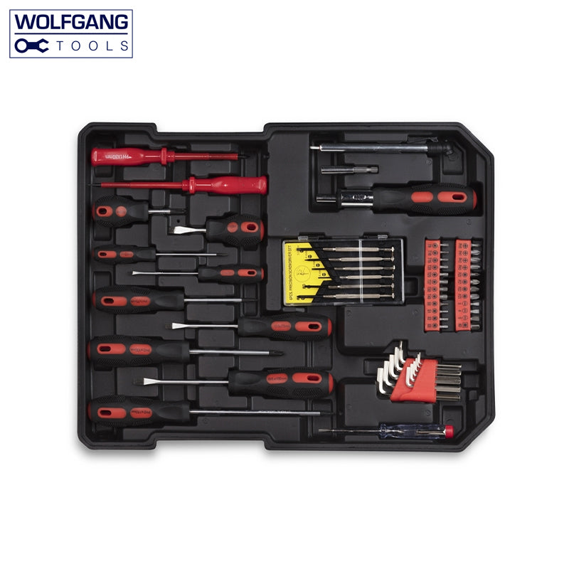 300-piece tool case with cable ties