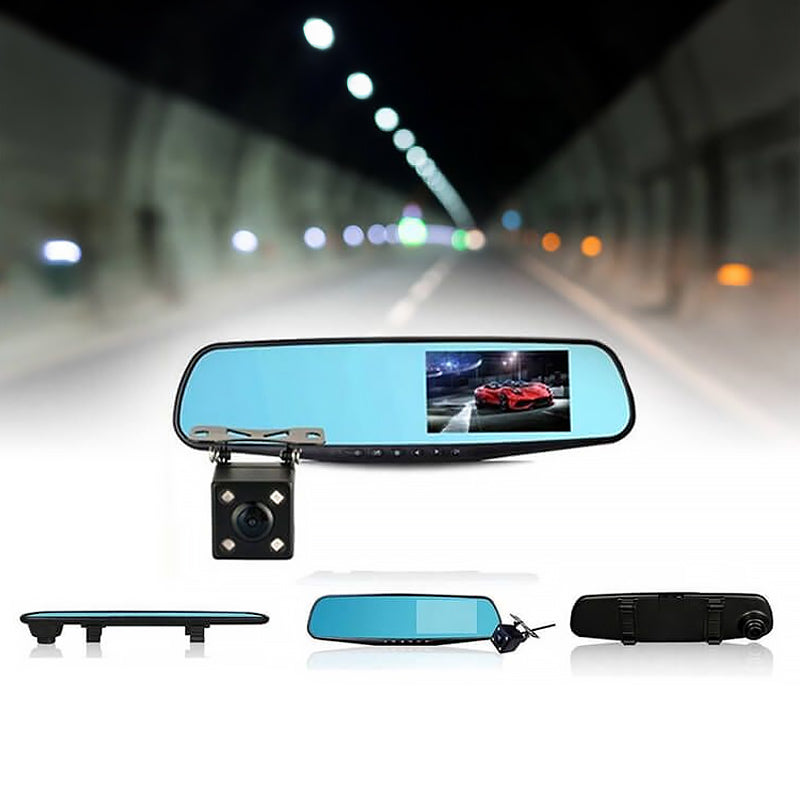 Dashcam Achteruitrijcamera in Spiegel – Veilig en Overzichtelijk Rijden