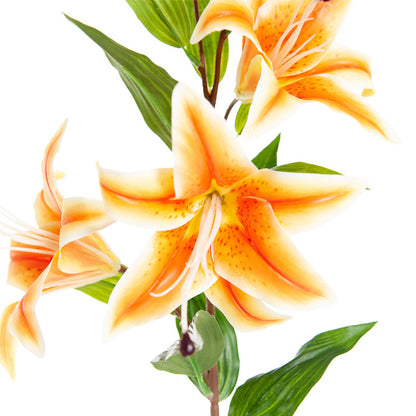Kunstlelie 85 cm – Oranje