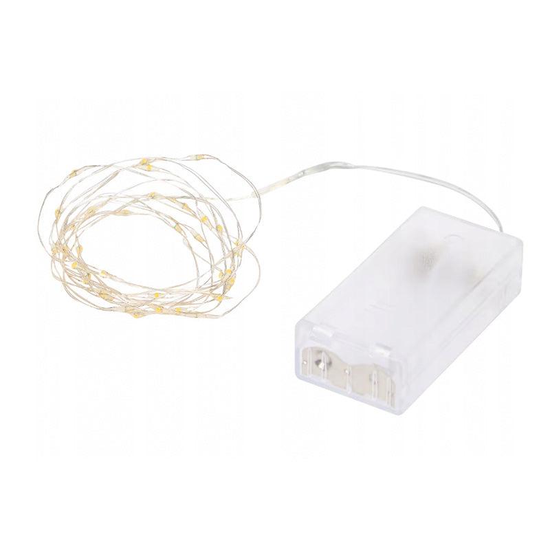 40 LED Lampjes Warmwit – 2 Meter Decoratieverlichting op Batterijen