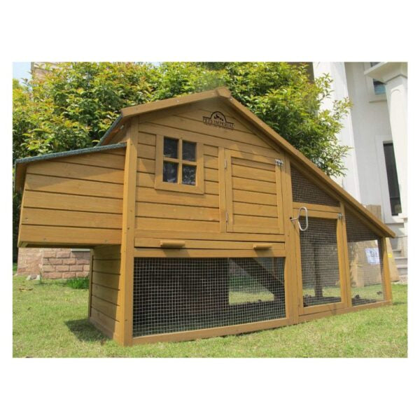 Pets Imperial Sandringham XL Kippenhok – Kippenvilla met Ren voor 4 tot 6 Krielkippen