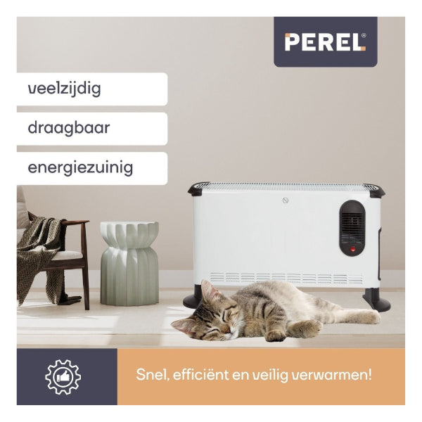 Convector Kachel 3000W met Thermostaat – Krachtige en Efficiënte Verwarming