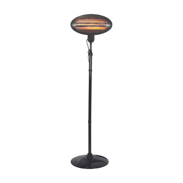 Staande Terrasverwarmer 2000W IP34 – Directe Warmte voor Buiten