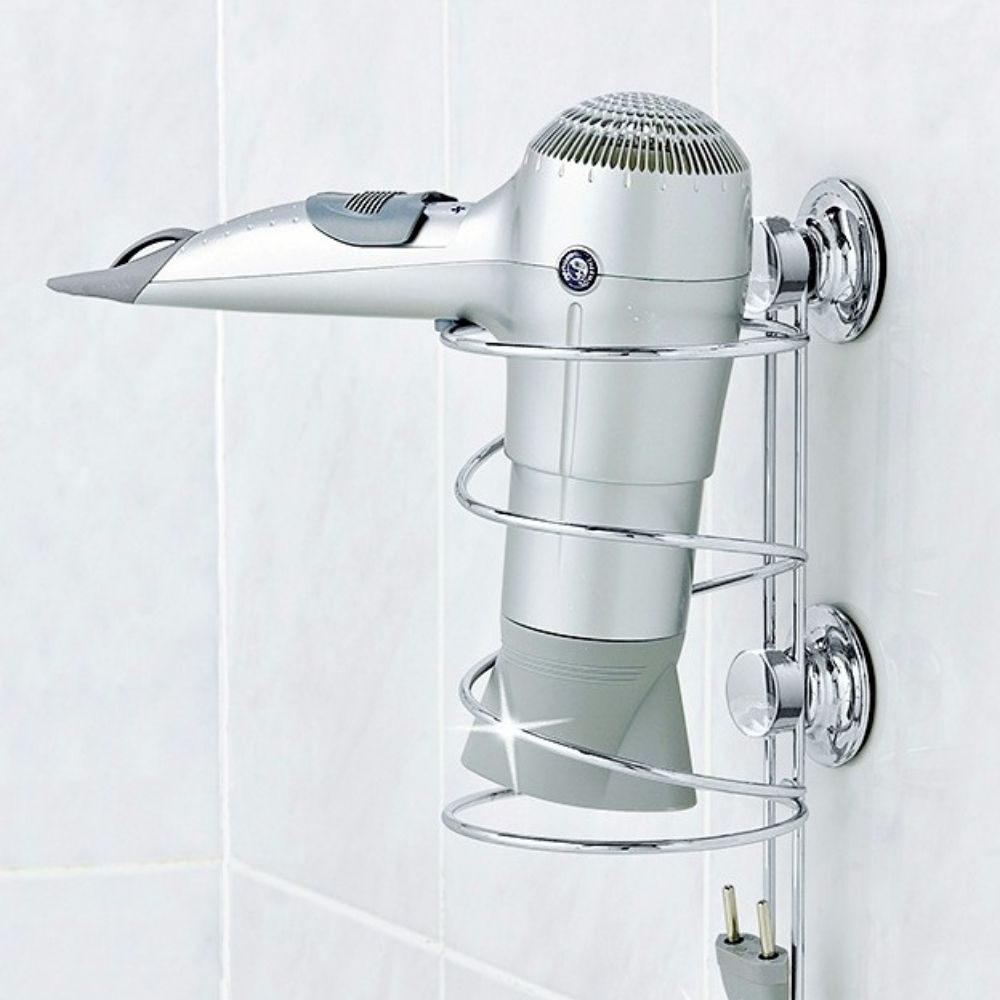 Everloc Vacuum Power Föhnhouder – Zonder Boren met Snoerhouder