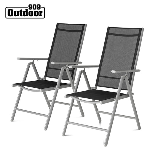  Set van twee aluminium tuinstoelen - Geheime Deals