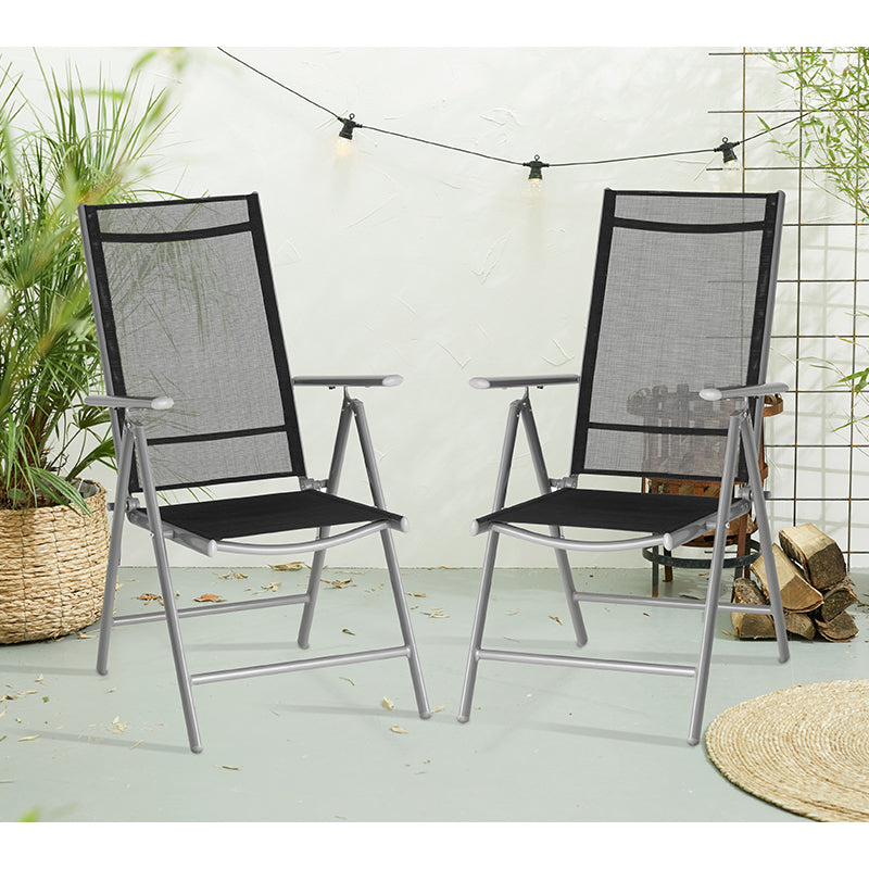  Set van twee aluminium tuinstoelen - Geheime Deals