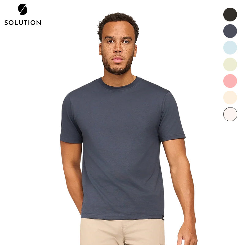 Solution Clothing Alpha Basic T-shirt Heren Regular Fit – Comfortabele Basic Shirts in Meerdere Kleuren