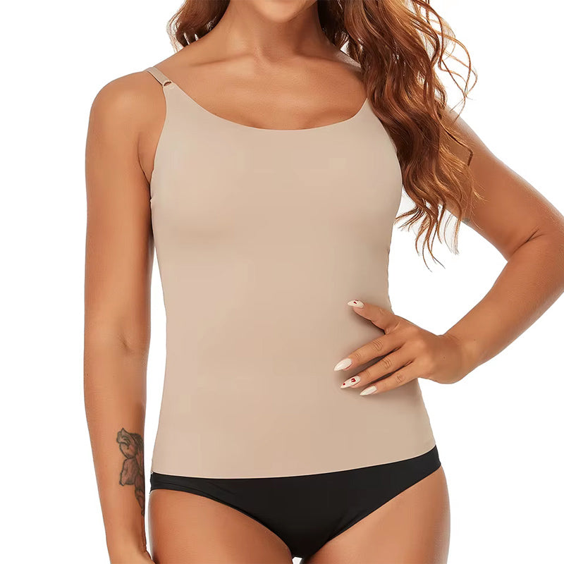 Corrigerend Hemd Dames – Beige en Zwart