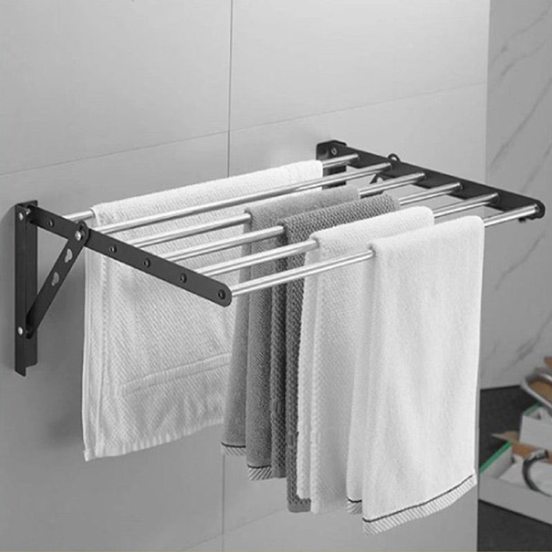 Attrezzo Inklapbaar Wanddroogrek – RVS