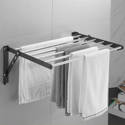 Attrezzo Inklapbaar Wanddroogrek – RVS