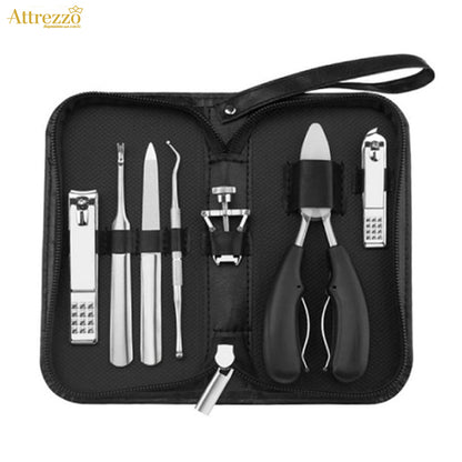 Attrezzo Manicure Set 7-delig – Complete Nagelverzorging Set voor Handen en Voeten