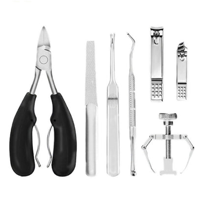 Attrezzo Manicure Set 7-delig – Complete Nagelverzorging Set voor Handen en Voeten