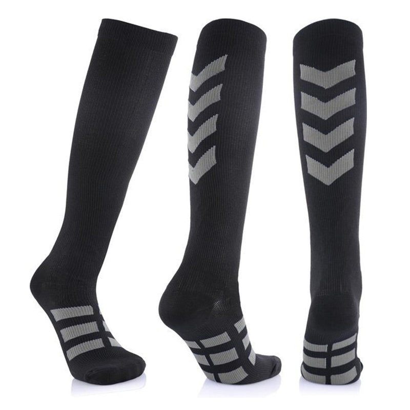 Hybride Compressiesokken 20-30 mmHg – 2 Paar – 3 Kleuren – S/M & L/XL