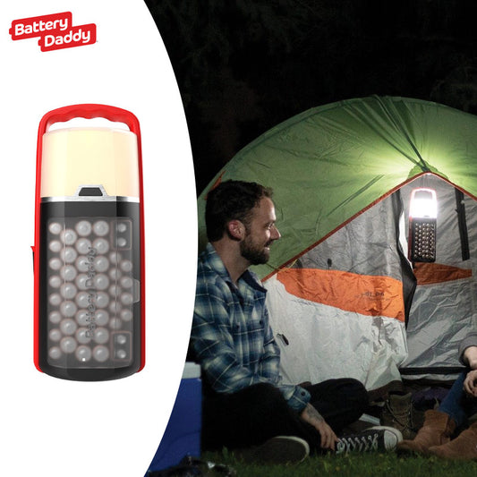 2-in-1 LED-lamp & Batterij-opberger – Voor 42 Batterijen