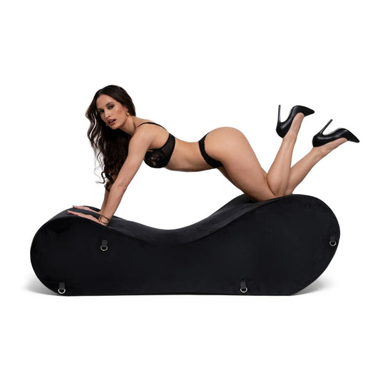 Bedroom Fantasies Seks Bank – Zwart Positiekussen voor Koppels