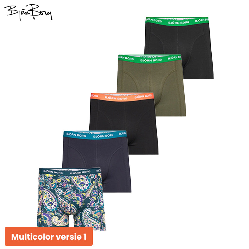 Heren Boxershort 5-Pack – Katoen Stretch