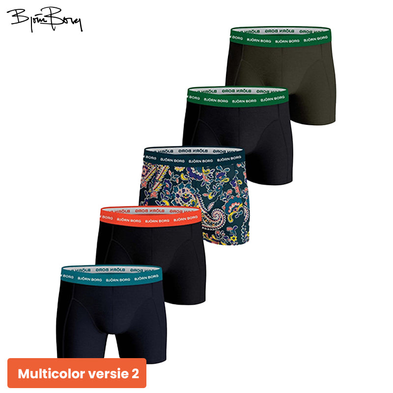 Heren Boxershort 5-Pack – Katoen Stretch