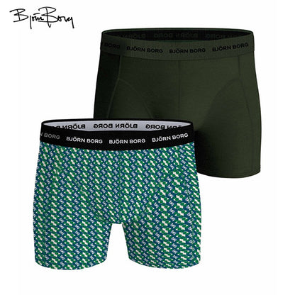 2er-Pack Premium-Boxershorts – Herren – Mischfarben