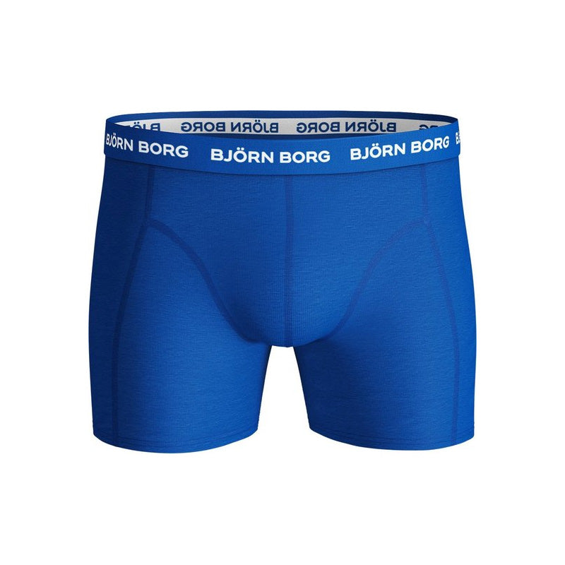 Björn Borg 5-Pack Boxers Blue Mix – Comfortabele Heren Boxershorts van Katoen/Elastaan