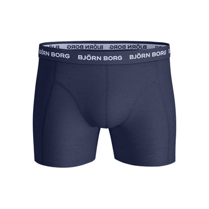 Björn Borg 5-Pack Boxers Blue Mix – Comfortabele Heren Boxershorts van Katoen/Elastaan