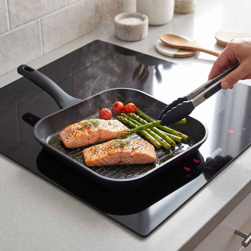 Blokker Comfort Grillpan 28 x 28 cm – PFAS-vrij – Geschikt voor Inductie