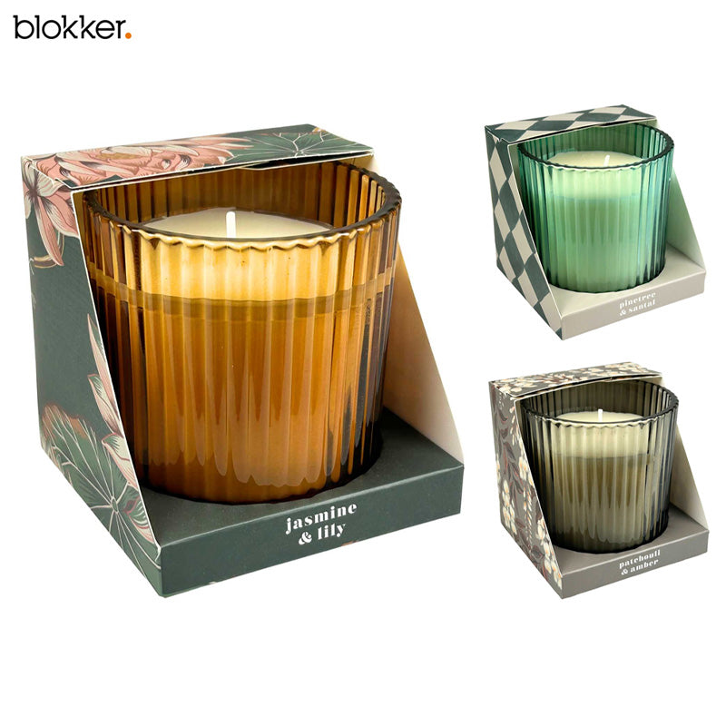 Blokker Geurkaars 230 g – 40 Branduren – Keuze uit 3 Geuren