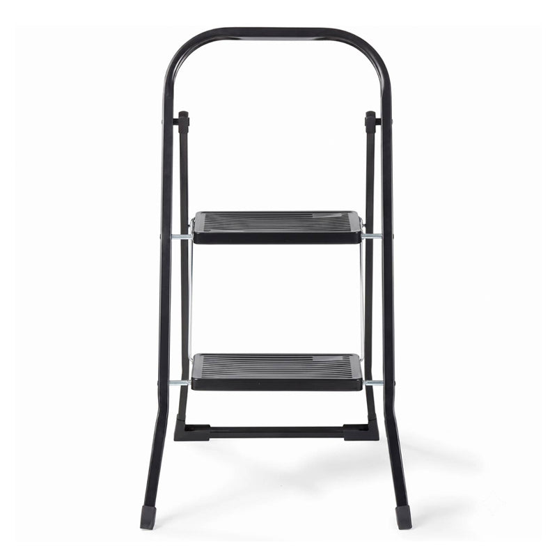 Blokker Huishoudtrap 2 Treden – Inklapbaar Keukentrapje – 81 cm – Zwart