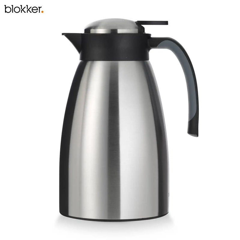 Blokker Thermoskan RVS – 1,5 Liter – Isoleerkan voor Koffie en Thee
