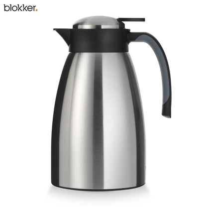 Blokker Thermoskan RVS – 1,5 Liter – Isoleerkan voor Koffie en Thee