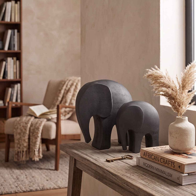 Blokker - Woondecoratie Beelden – Le Penseur & Olifant – 4 Varianten