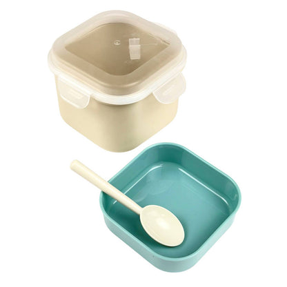 Blokker Yoghurtbeker 0,7 Liter – Met Apart Vakje & Lepel – BPA-vrij