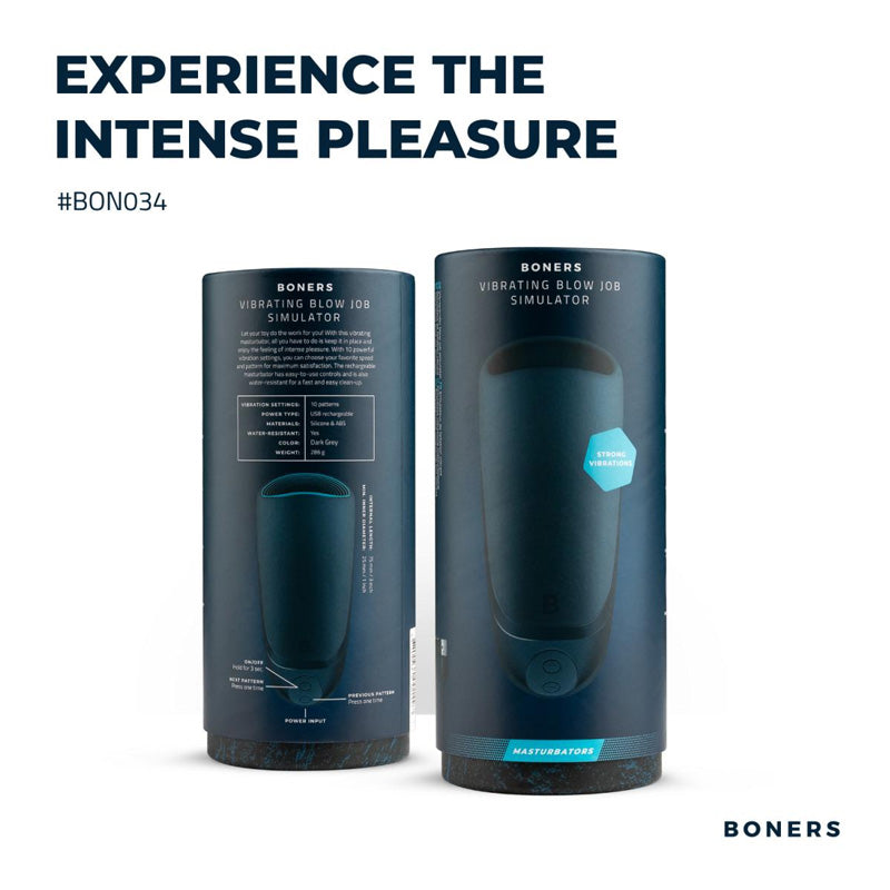 Boners Vibrerende Blowjob Simulator – Realistische Masturbator met Vibratie
