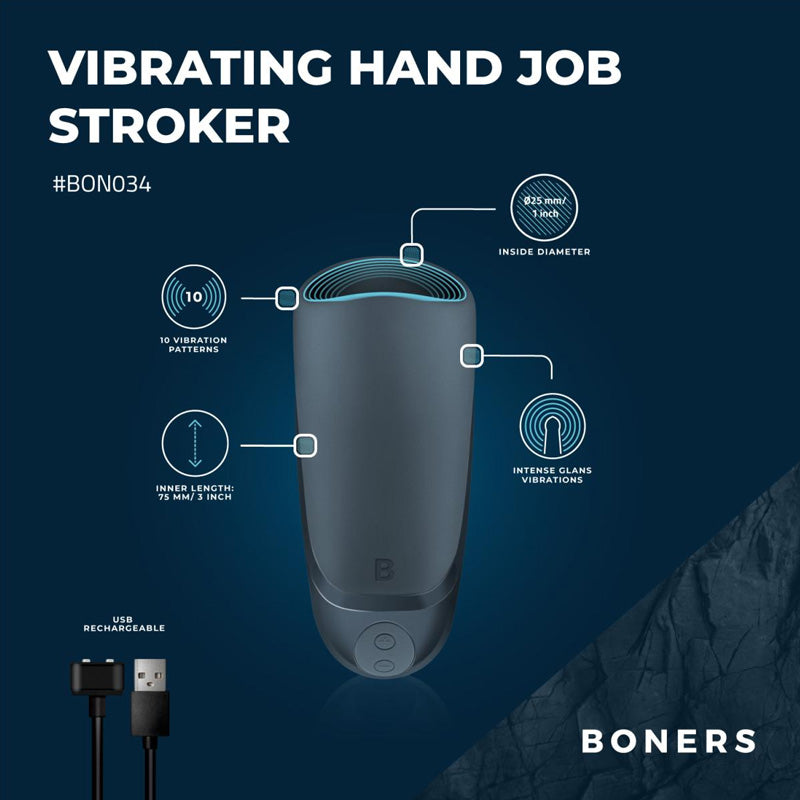 Boners Vibrerende Blowjob Simulator – Realistische Masturbator met Vibratie