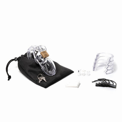 CB-3000 Kuisheidskooi Transparant 37 mm – Comfortabele en Veilige Chastity Cage