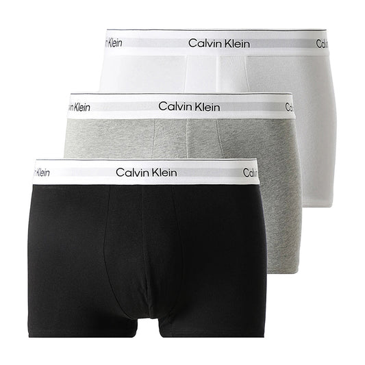 3-Pack Icon Stretch Boxers – Zwart / Grijs / Wit