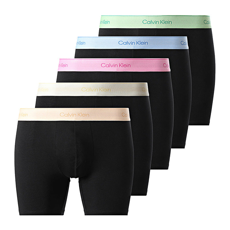 Calvin Klein 5-Pack Icon Stretch Boxers – Premium Heren Ondergoed Set