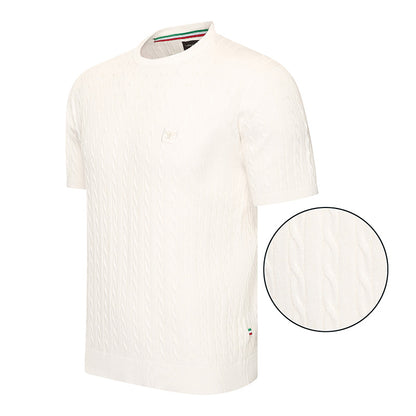 Loreto Cable T-Shirts – Stijlvol gebreid kabelpatroon