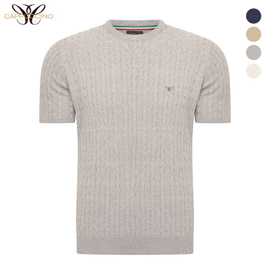 Loreto Cable T-Shirts – Stijlvol gebreid kabelpatroon