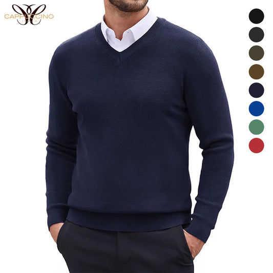 Ravenna Mock Pullover – Stijlvolle Herentrui met Moderne Pasvorm