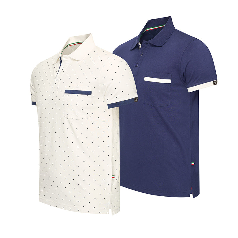 Todi 2-Pack polo's in meerdere kleuren – Comfort &amp; Klasse voor elke dag