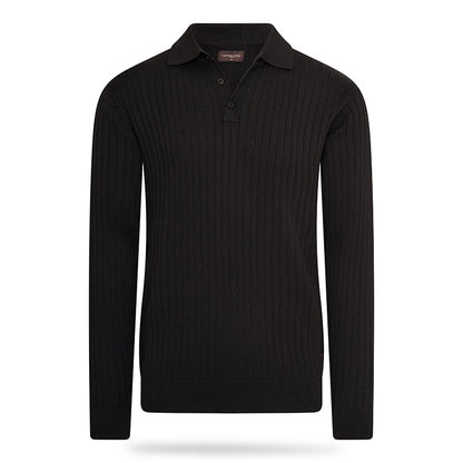 Knit Polo met Lange Mouwen – 1+1 GRATIS! (Mestre & Varese Collectie)