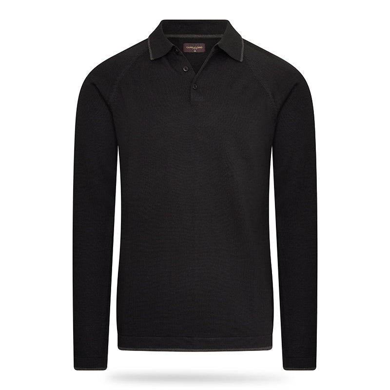 Knit Polo met Lange Mouwen – 1+1 GRATIS! (Mestre & Varese Collectie)