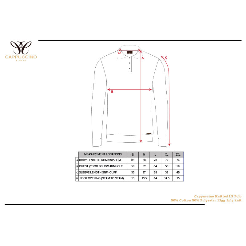 Knit Polo met Lange Mouwen – 1+1 GRATIS! (Mestre & Varese Collectie)