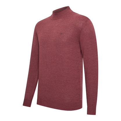 Novara Melange Turtle Neck – Stijlvolle Herentrui met Moderne Col